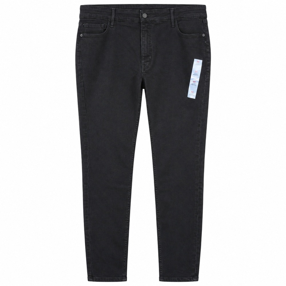 Old Navy Rockstar Super Skinny High Rise Black Jeans Size 24 Secret-Smooth Pkt